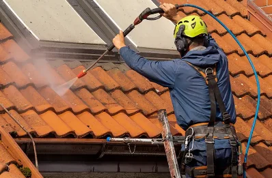 Démoussage et hydrofuge de toiture à Mailhoc
